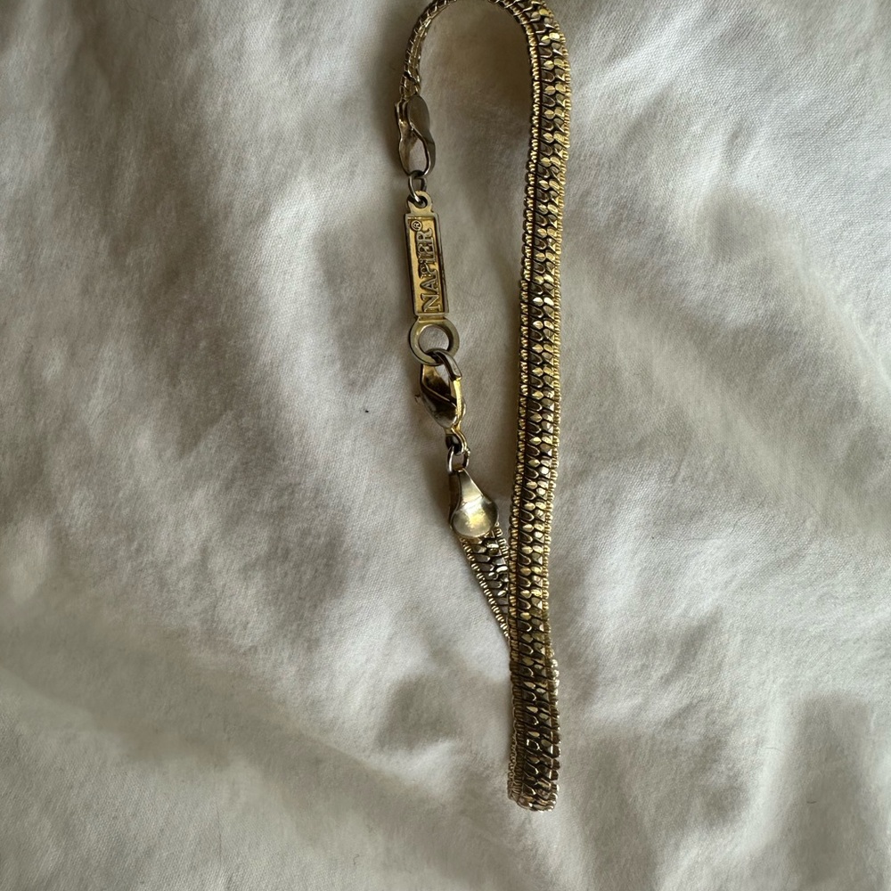 Napier Gold-Tone Chain bracelet